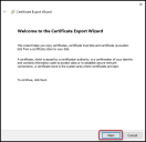 SSL Certificate - Next Button Location